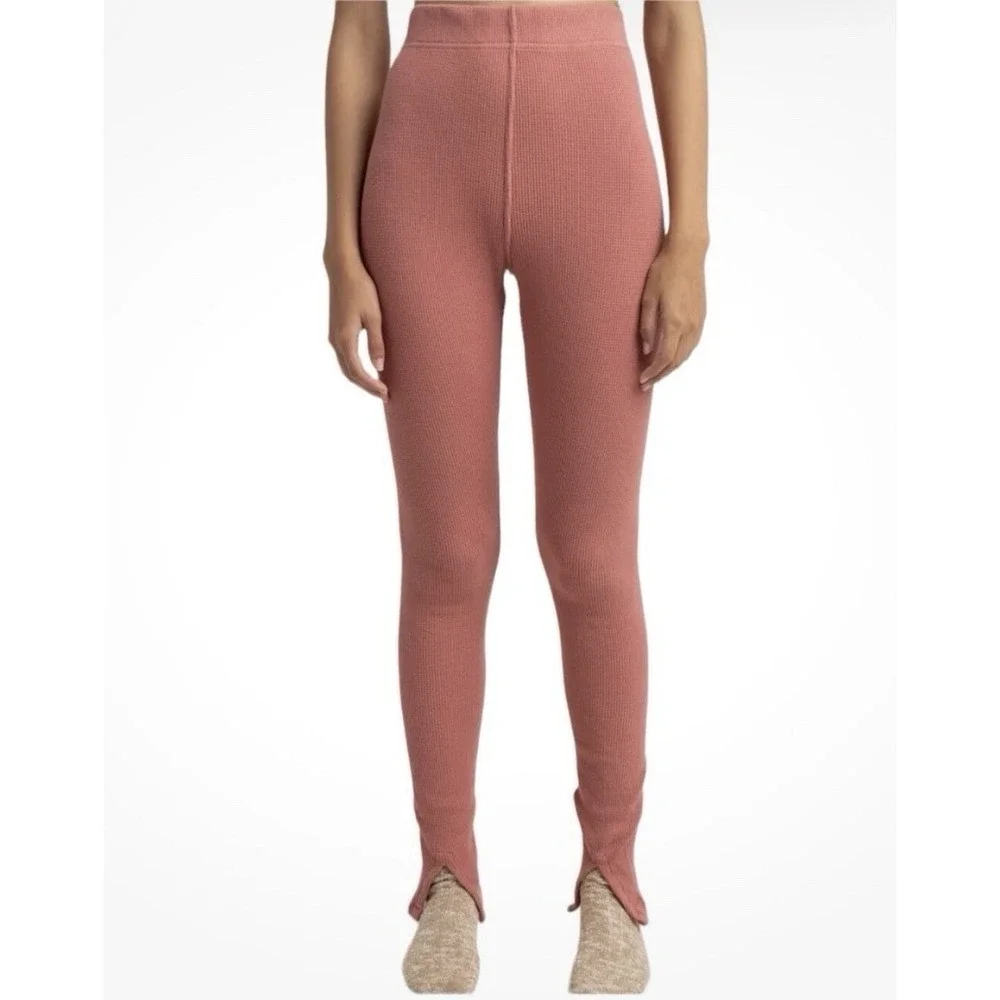 Free People Intimately Pajamas Set Knit Top & Leggings Lounge Early Night Small‎